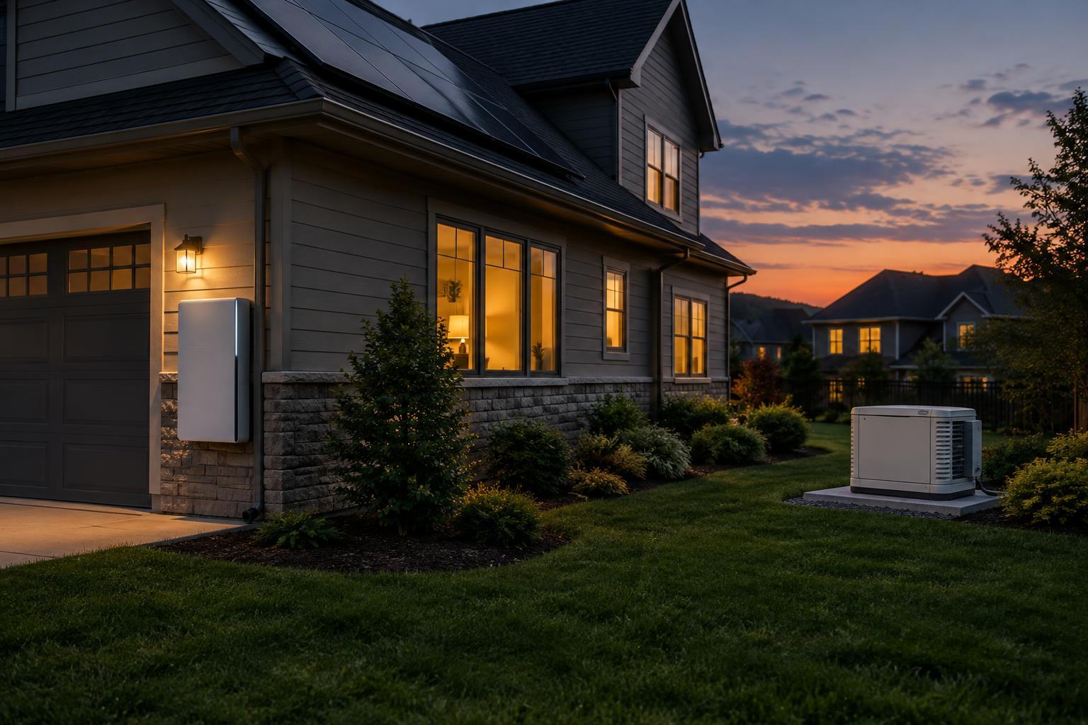 Home Batteries vs. Backup Generators: What Each Can and Cannot Do