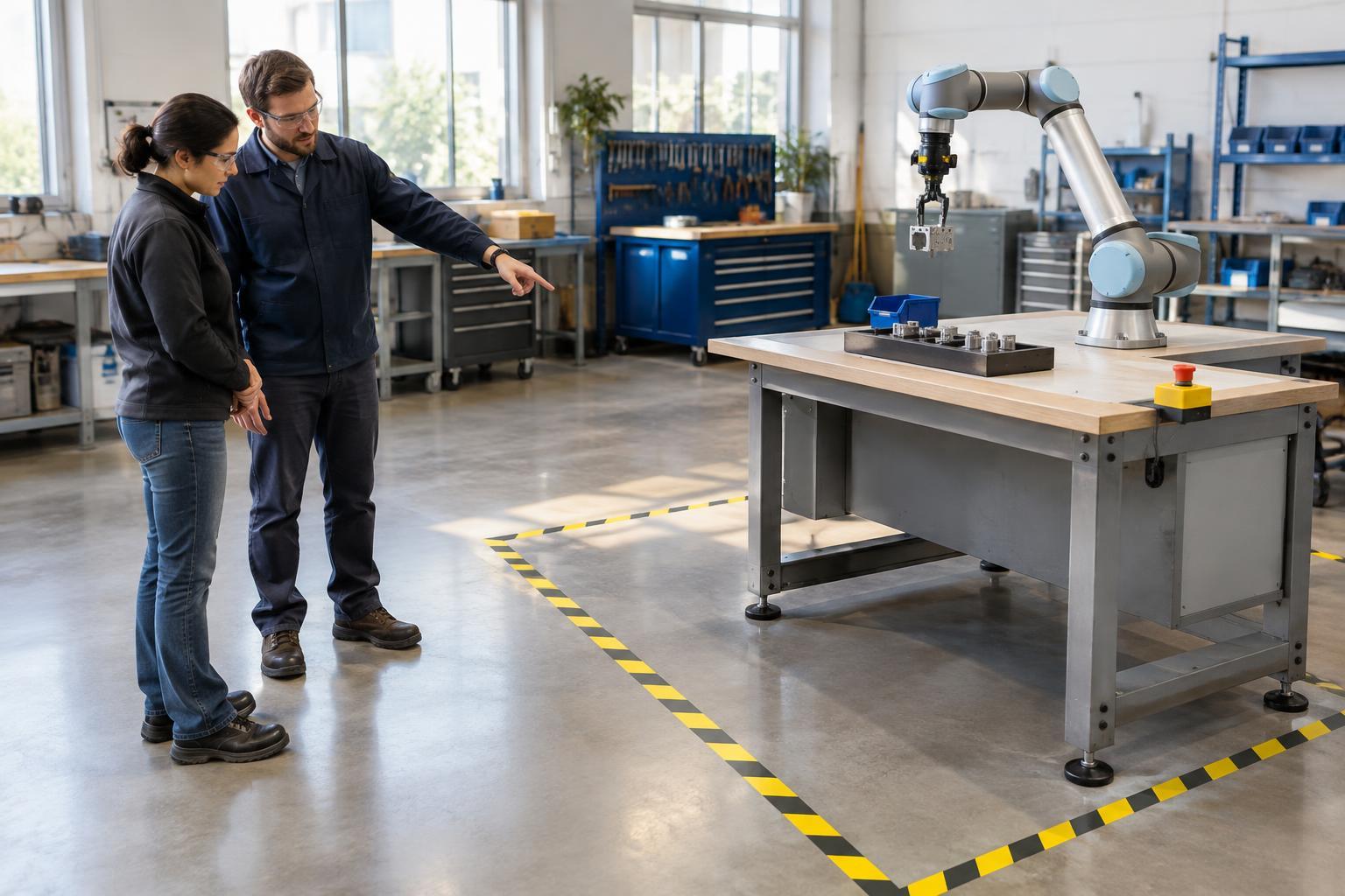 A Beginner’s Guide to Safety Around Robots in Shared Workspaces