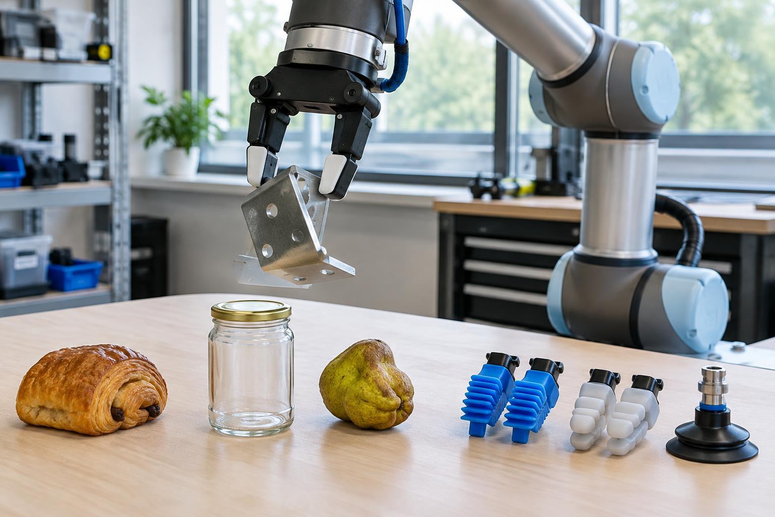 Choosing a Robot Gripper for Different Shapes and Materials